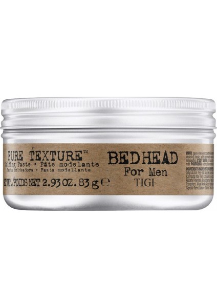 Tigi Bed Head For Men Pure Texture Orta Tutuşlu Hamur 83G