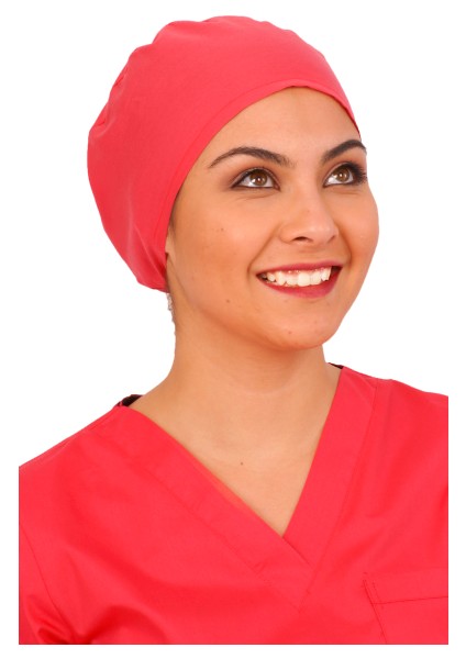 Emel Tekstil Nar Çiçeği Doktor Hemşire Cerrahi Bonesi
