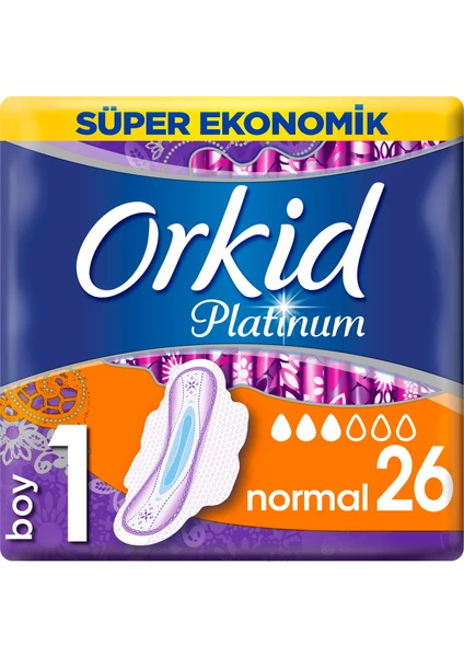 Platinum Normal 26 Adet Süper Ekonomik Paket Hijyenik Ped