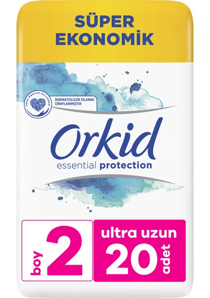 Essentials Protection Hijyenik Ped Süper Ekonomik Paket Uzun 20 Ped