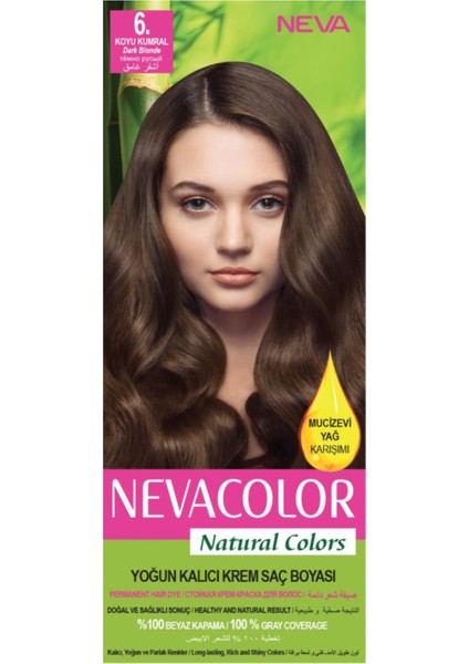 Natural Color Saç Boyası Seti 6 Koyu Kumral