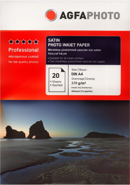 A4 270 gr 20'li Mat Inkjet Kağıt