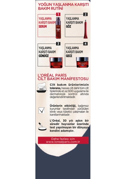 L'Oréal Paris Revitalift Lazer X3 Yoğun Yaşlanma Karşıtı Bakım Serum