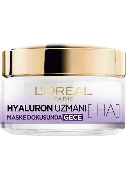 L'Oréal Paris Hyaluron Uzmanı Cilt Dolgunlaştıran Nemlendirici Krem Gece