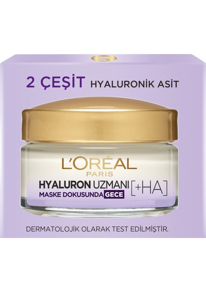 L'Oréal Paris Hyaluron Uzmanı Cilt Dolgunlaştıran Nemlendirici Krem Gece