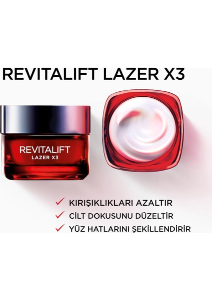 L'Oréal Paris Revitalift Lazer X3 Yoğun Yaşlanma Karşıtı Bakım Serum