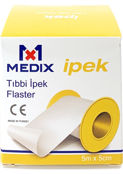 Tıbbi İpek Flaster 5x5 cm