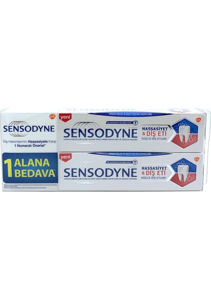 Hassasiyet ve Diş Eti Diş Macunu 75 ml x 2