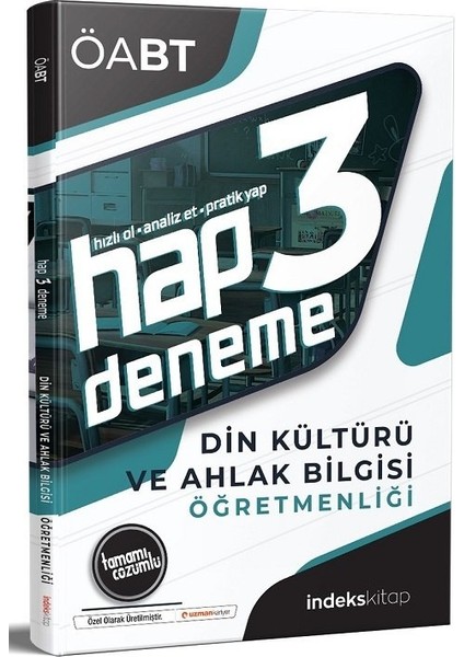 ÖABT 2020 Din Kültürü ve Ahlak Bilgisi Öğretmenliği Hap 3 Deneme Tamamı Çözümlü