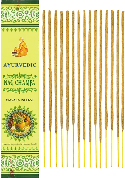 Ayurvedic Nag Champa Masala Organik Tütsü