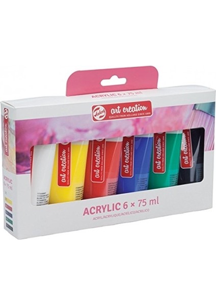 Art Creation Akrilik Boya Seti 75 ml 6'lı