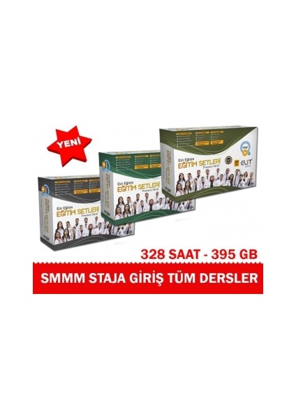 Elit SMMM Staja Giriş Tüm Dersler Görüntülü Eğitim Seti ( 500 GB Taşınabilir disk İle )