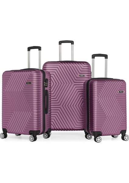 Abs Kırılmaz Büyük Boy Valiz Mürdüm fiyatları