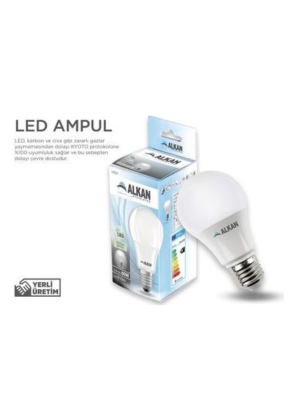 LED Ampul 6500K Beyaz 9 W 10'lu fiyatları