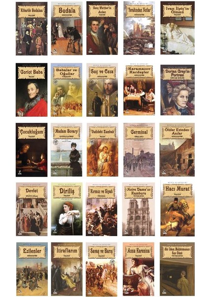 Dünya Klasikleri 25 Kitap Seti