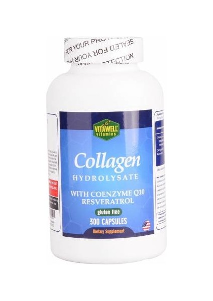 Collagen Hidrolizat Type 1,3 Coenzyme Q10 Resveratrol (Üzüm Çekirdeği ) 300 Tablet