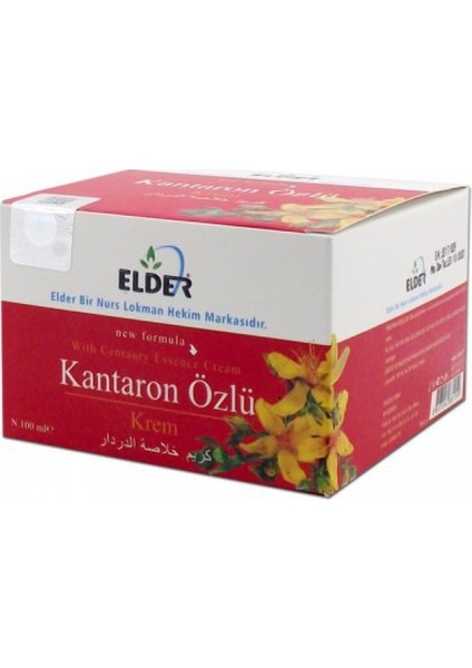 Lokman Hekim Kantaron Yağı Özlü Krem 100 Ml.