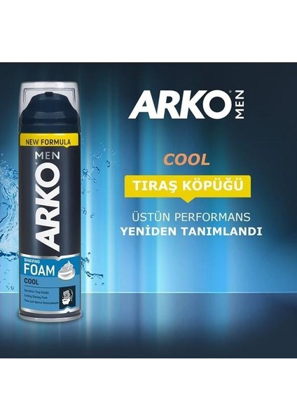 Men Cool Tıraş Köpüğü 200 ml  2 Adet