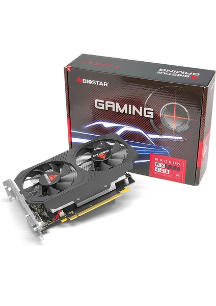 AMD Radeon RX560 4GB (Dual Cooling) 128Bit GDDR5 (DX12) PCI-E 3.0 Ekran Kartı (BIO-VA56C5RF41)