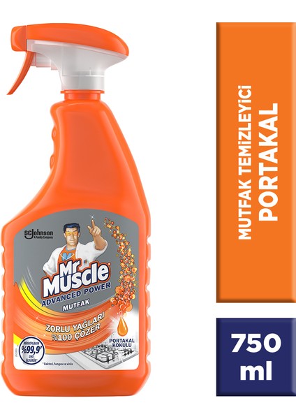 Mr Muscle Advanced Power Mutfak Portakal Kokulu 750ml