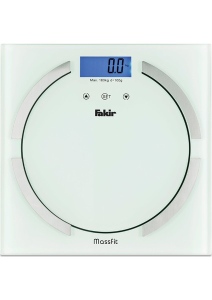 Massfit Vücut Analiz Baskülü Beyaz