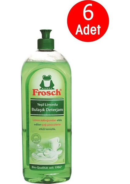 Bulaşık Deterjanı Limonlu 750 ml x 6