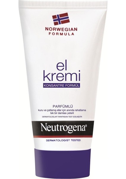 Norveç Formülü El Kremi Parfümlü 75ML