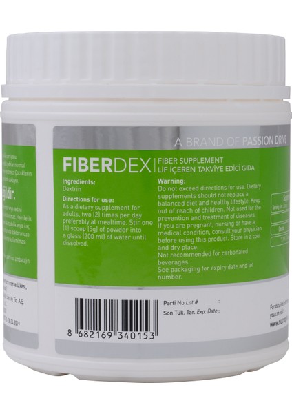 Nutroquın Fıberdex Lif İçeren Takviye Edici Gıda 300 gr fırsatları
