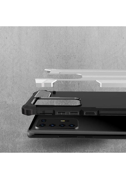 Huawei P40 Kılıf Darbe Koruyucu Arka Kapak Zırh Kırmızı indirimleri
