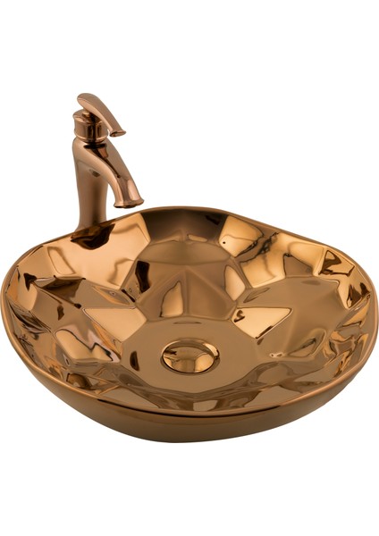 E-5006R Tezgah Üstü Porselen Lavabo