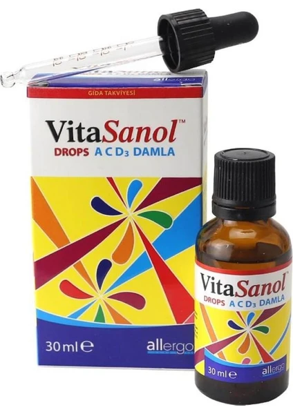 VitaSanol DROPS A,C,D3 30 ml Damla