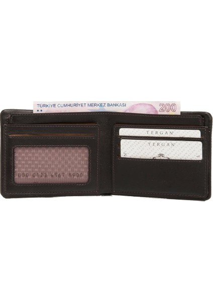 Kahve Deri Erkek Cüzdanı 01585D38