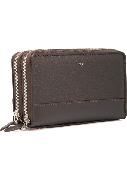 Kahve Deri Unisex Portföy Çanta 21396C3D