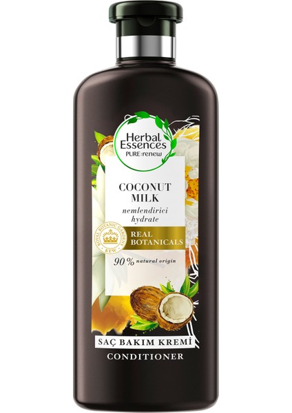 Herbal Essences Saç Bakım Kremi Nemlendirici Hindistan Cevizi Sütü 360 ml