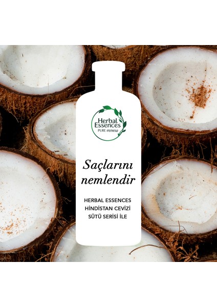 Herbal Essences Saç Bakım Kremi Nemlendirici Hindistan Cevizi Sütü 360 ml