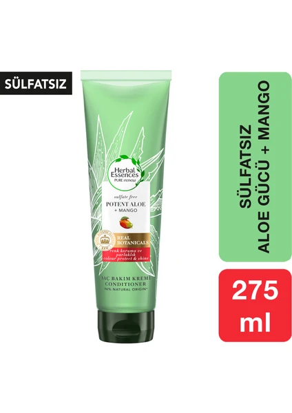 Herbal Essences Sülfatsız Renk Koruma ve Nem Aloe + Mango  Saç Bakım Kremin 275 ml