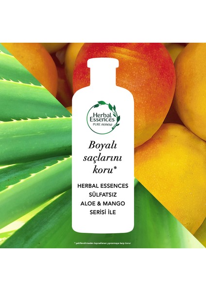 Herbal Essences Sülfatsız Renk Koruma ve Nem Aloe + Mango  Saç Bakım Kremin 275 ml