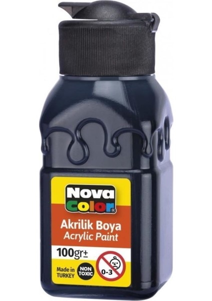 Akrilik Boya 100 ml Siyah