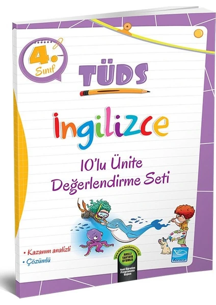 Karaca Yayınevi 4. Sınıf Tüds Ingilizce 10’lu Ünite Değerlendirme Seti