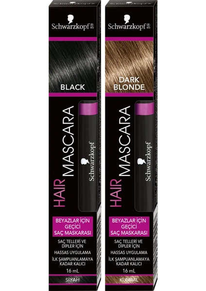 Schwarzkopf Saç Maskarası Kumral x 2 Adet