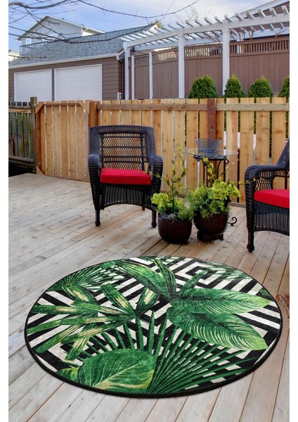 Tropic Dijital Halı Çap 140 Cm Djt