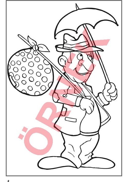 Cıvıl Cıvıl Boyama Kitabı modelleri