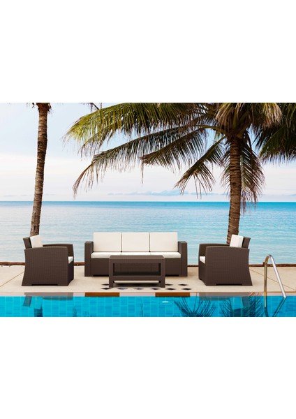 Exclusive Monaco Lounge Set Xl Kahverengi