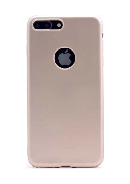 Tekno Grup Apple iPhone SE 2020 Kılıf Mat Premium Silikon Kılıf Gold