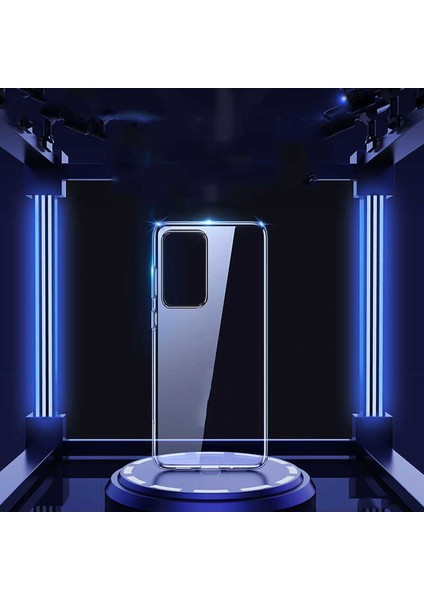 Huawei P40 Pro Kılıf Darbe Emici Süper Silikon Kılıf + Tam Kaplayan 6D Polymer Nano Ekran Koruyucu Şeffaf modelleri