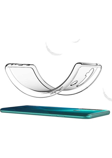 Realme 6i Kılıf Darbe Emici Süper Silikon Kılıf + Nano Ekran Koruyucu Şeffaf modelleri