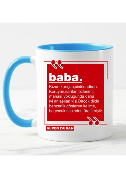Nilhediye Babalar Günü Hediyesi Kupa Bardak