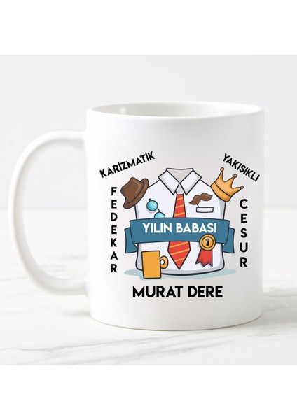 Nilhediye Babalar Günü Hediyesi Kupa Bardak