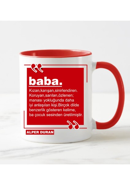 Nilhediye Babalar Günü Hediyesi Kupa Bardak