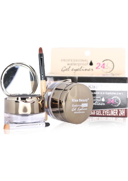 Professional Waterproof Kaş Farı & Gel Eyeliner